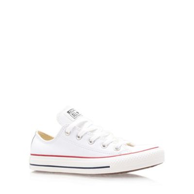 Converse White 'Ct leather' low trainer